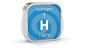 Hydrogen material sign