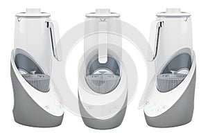 Hydrogen Rich Water Ionizer with LED Screen, 3D rendering