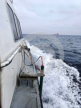 Hydrographic survey vessel with Multibeam Echosounder