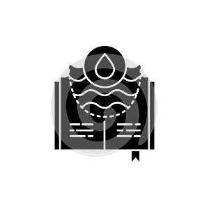 Hydrology line icon. Isolated vector element. photo
