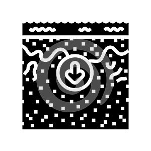 hydrology research hydrogeologist glyph icon vector illustration photo