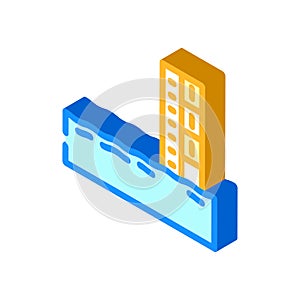 hydrology research hydrogeologist isometric icon vector illustration photo