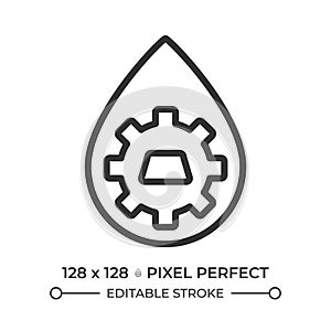 Hydrometallurgy line icon