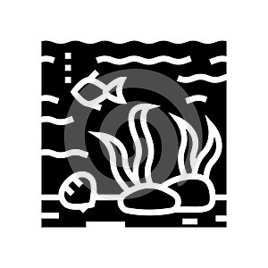 hydrosphere ecosystem glyph icon vector illustration