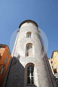 Hyeres buildings with tower of Saint Blaise photo