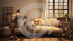 hygge cozy home decor