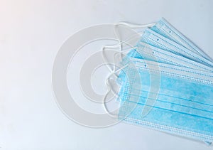 Hygien face mask on isolate white background