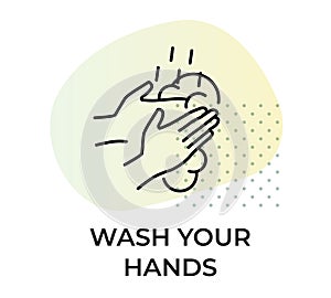 Hygiene - Handwash Stock Icon