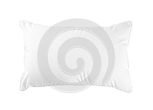 Hygiene pillow fit your bedroom isolated on white background photo