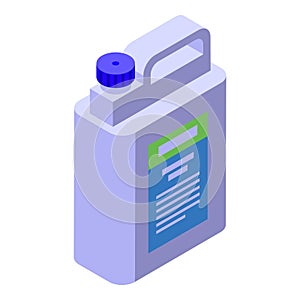 Hygiene soap production icon isometric vector. Chemical industry