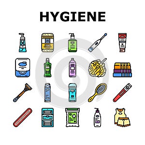 hygiene virus hand soap clean icons set vector