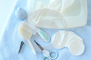 Hygienic items for baby photo