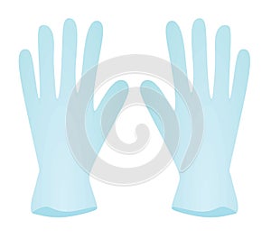 Hygienic latex gloves