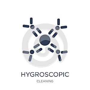 Hygroscopic icon. Trendy flat vector Hygroscopic icon on white b