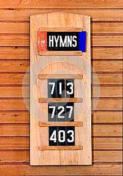 Hymn Board