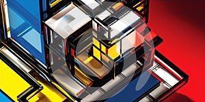 Hyper-De Geometric Shape, Made with Generative AI