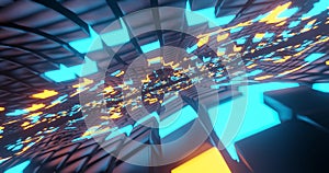 Hyper Loop space concept., 3D Rendering