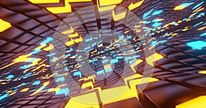 Hyper Loop space concept., 3D Rendering