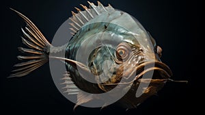 Hyper-realistic 3d Rendering Of A Fish In Cryengine Style