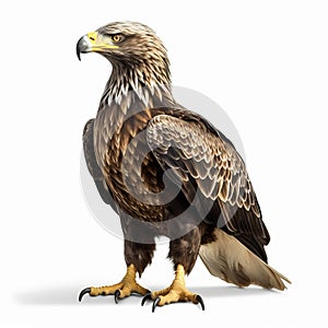 Hyper-realistic Eagle Illustration In Daz3d Style