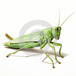 Hyper-realistic Grasshopper Drawing In Georgia O\'keeffe Style