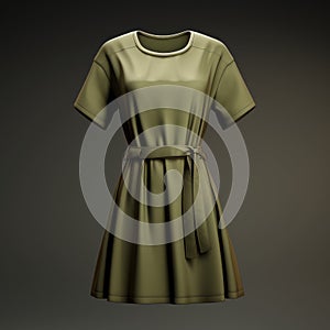 Hyper Realistic Green 3d Tshirt Dress Tutorial In 3dsmax