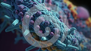 Hyper-realistic Imaging Of b1 Adrenergic Receptor Under Microscope