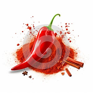 Hyper-realistic Paprika Image With Transparent Background