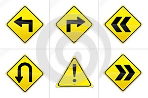 Hyper Realistic Vector Road Signs 2