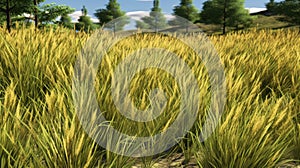 Hyper-realistic Wheat Stalks For Sim World 2: Detailed Foliage In Unreal Engine