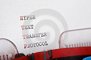 Hyper text transfer protocol