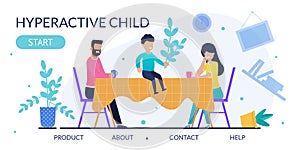 Hyperactive Child Therapy Method Ad Landing Page photo