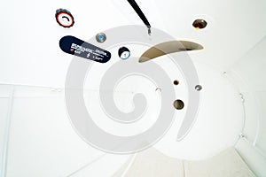 hyperbaric pressure chamber for oxygen therapy interior