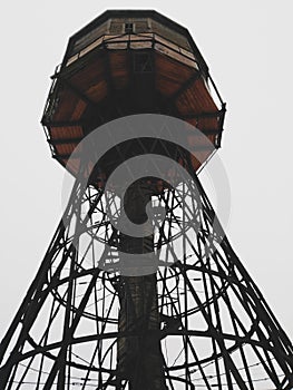 Hyperboloid water tower, built in 1927. The Engineer Shukhov V. G. Borisov, Belarus.