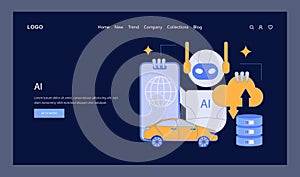 hyperconnectivity. Flat Vector Illustration
