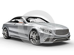 Hypercool silver modern car