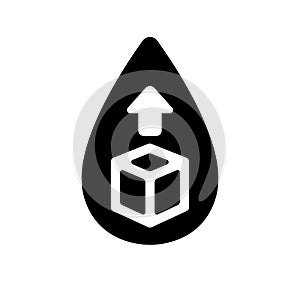 Hyperglycaemia (diabetes) vector icon illustration