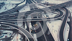 Hyperlapse Time-lapse Traffic on multilevel transport interchanges