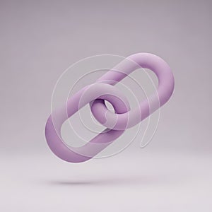 Hyperlink ChainLink Lavender 3DRender PastelPurple