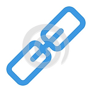 Hyperlink icon in blue style for any projects