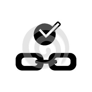 Hyperlink icon or logo isolated sign symbol vector illustration