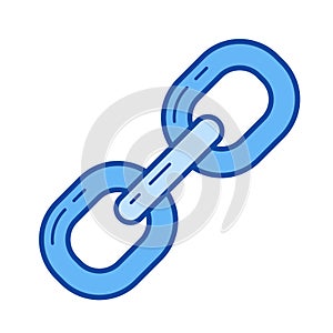 Hyperlink line icon.