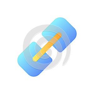 Hyperlink pixel perfect flat gradient color ui icon