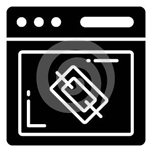 hyperlink vector icon. Illustration for graphic and web design