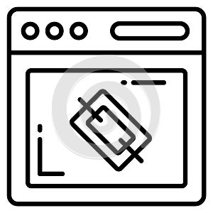 hyperlink vector icon. Illustration for graphic and web design