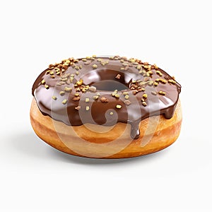 Hyperrealistic Chocolate Sprinkle Donut: Sony 8k Hyperrealism Photography