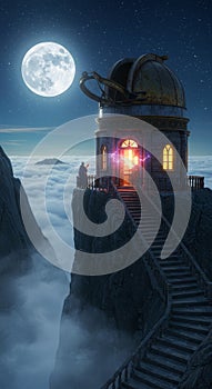 Celestial Sanctuary on the Precipice