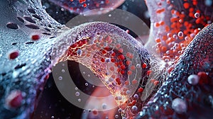 Anatomical Cross-Section of the Human Microcirculation System