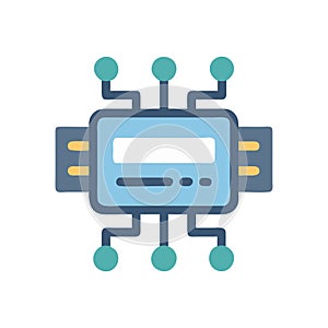Hypervisor Icon for Virtualization Technology