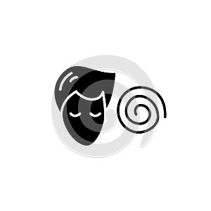 Hypnosis glyph icon photo